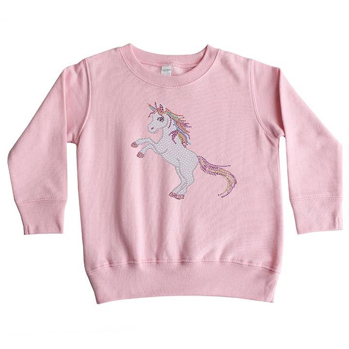Sparkle Sisters by Couture Clips - Venta al por mayor Sudadera - Niños - Sudadera de unicornio con pedrería0