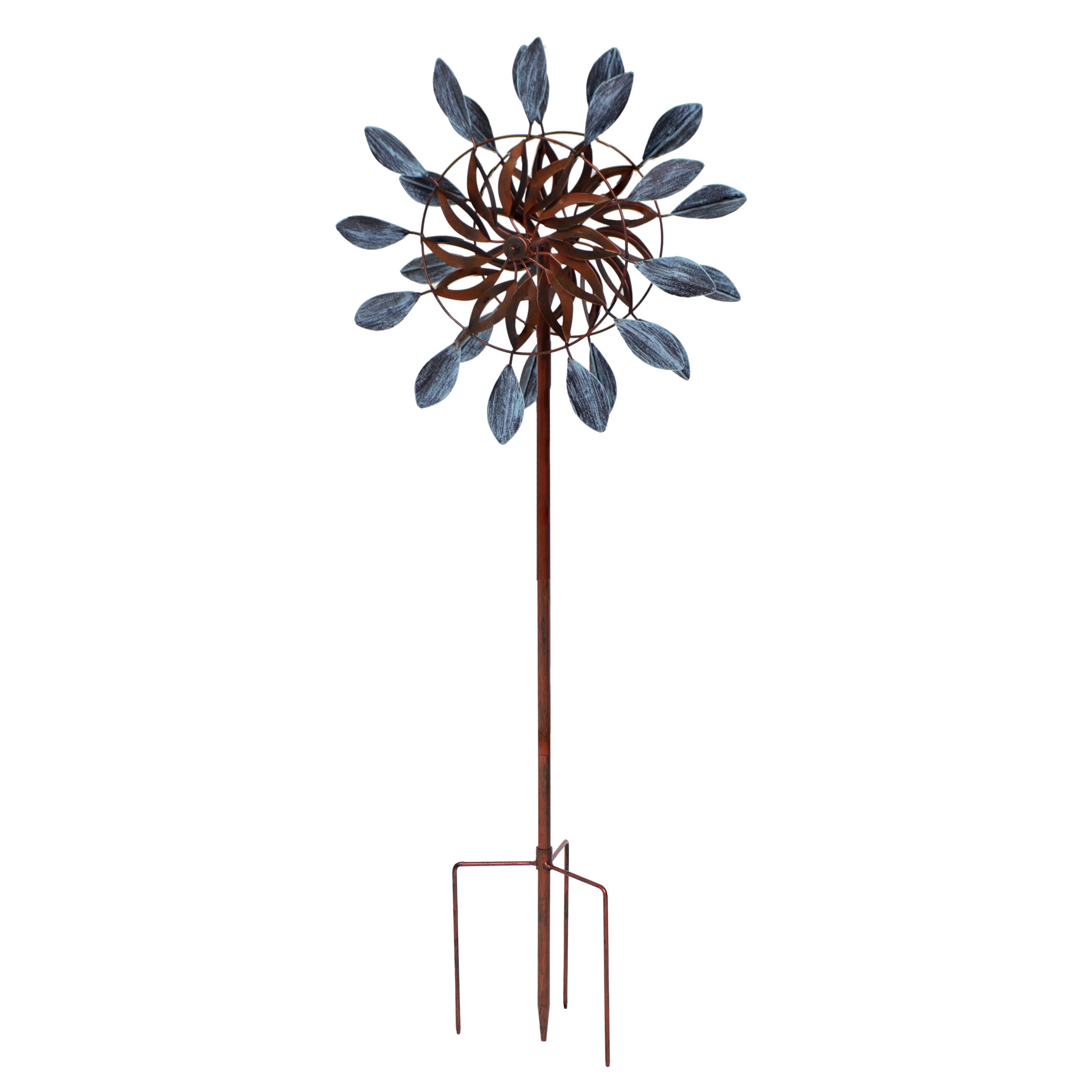 Sunnydaze Decor - Wholesale Wind Spinner - Whirling Petals Powder-Coated Iron Wind Spinner - 48" H1