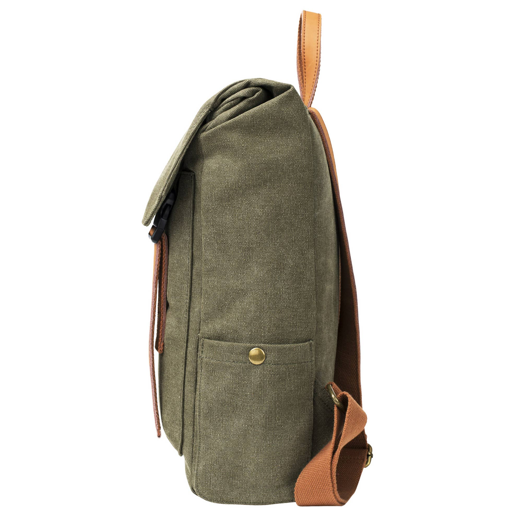 ZEDE PARIS – Großhandel Rucksack – Damen – Quai de la Gare (XL) - Rucksack aus Leinen und Leder14