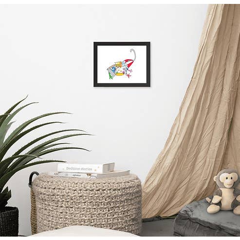 Beach Frog Wall Art | Unframed Wall Art for wholesale by Samoot Design Inc