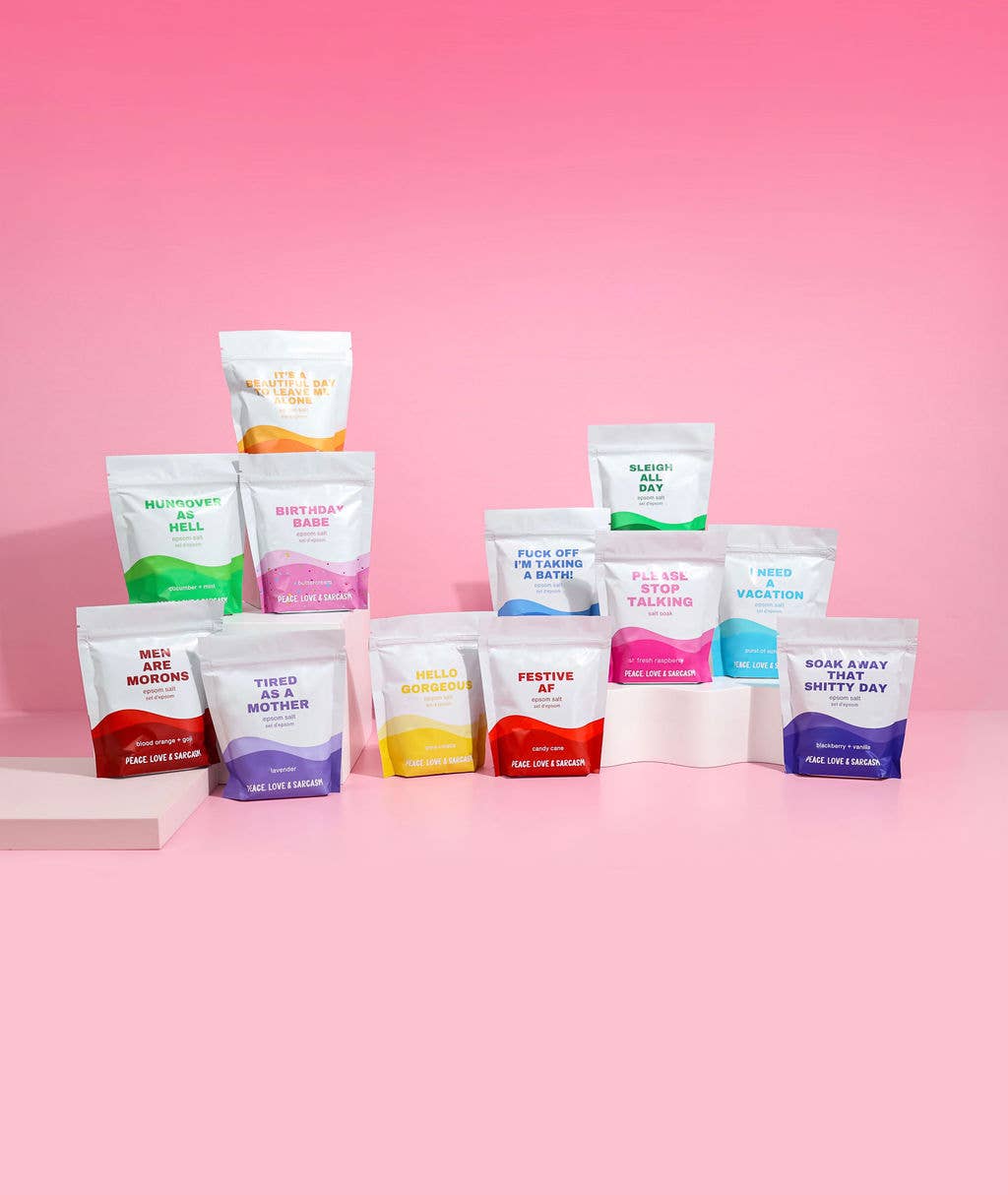 Peace, Love and Sarcasm – Engroshandel Bademælk – Hej smukke Epsom Salt Bath Soak4