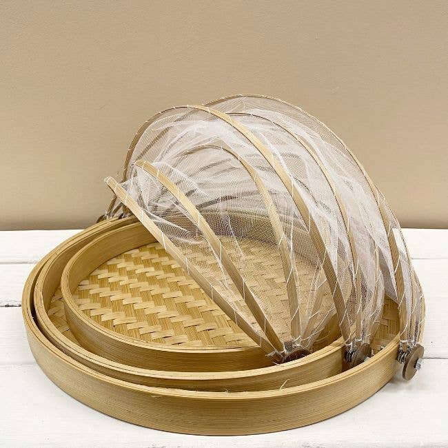 ByBazz - Wholesale Decorative Tabletop Object - Klamboe Mandje; Set 3 Stuks2