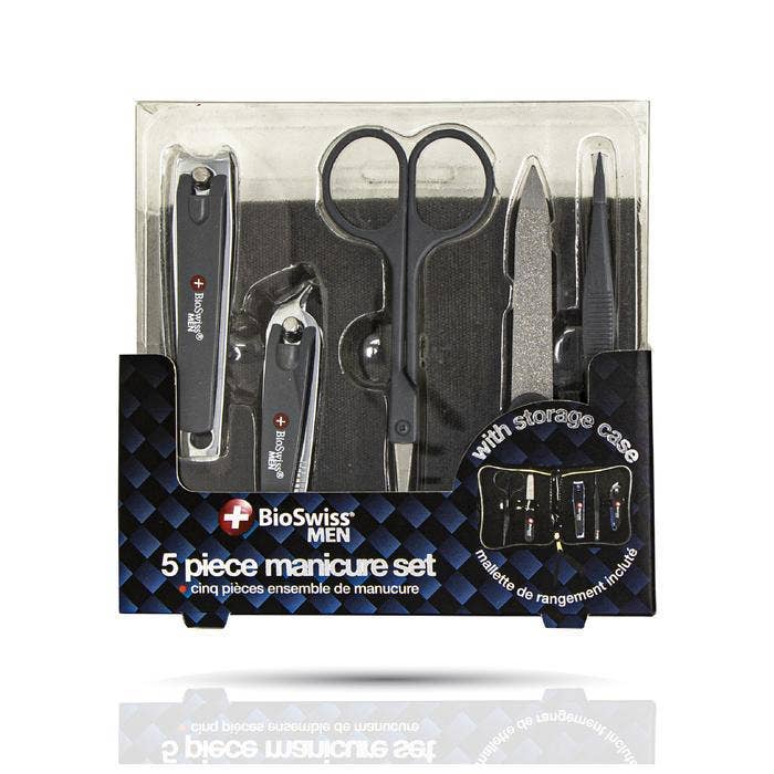 Donnamax Inc. - Wholesale Nailcare Set - 48 Case, 5 Piece Manicure Set BIOSWISS