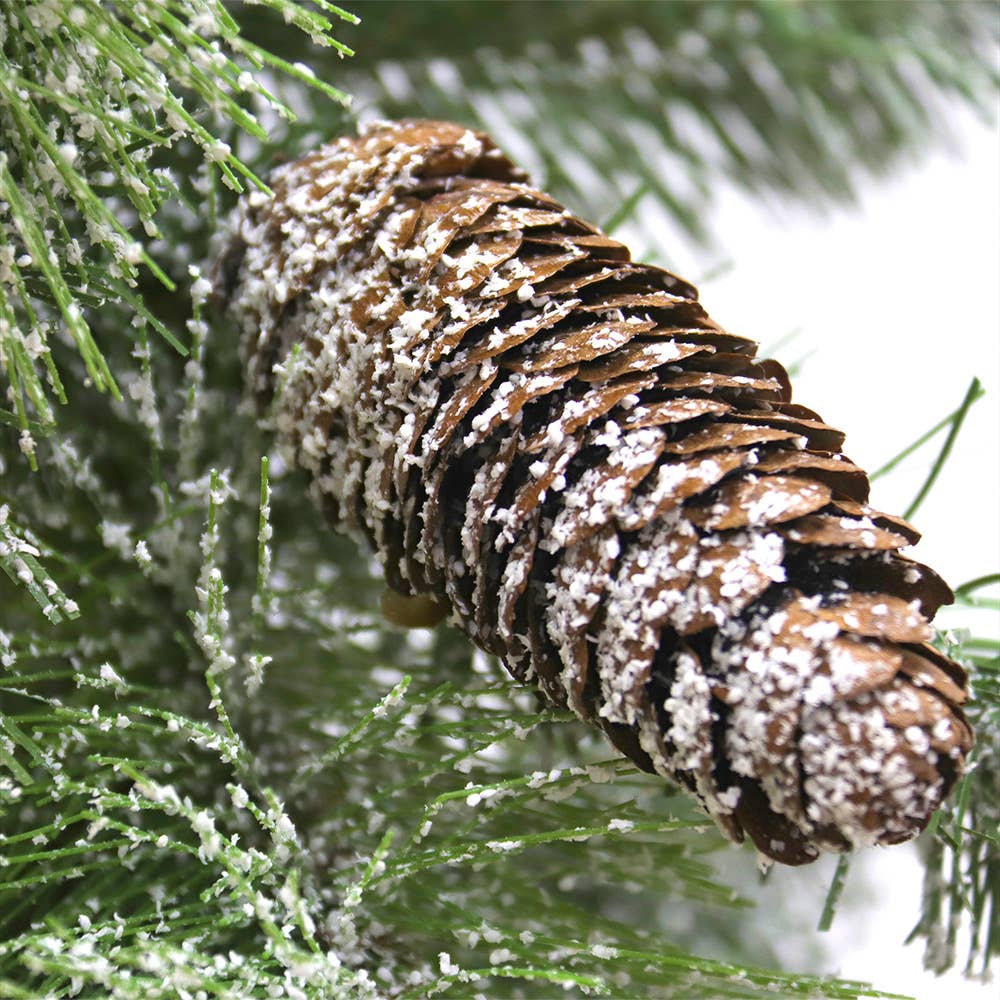 Abble – Engroshandel Guirlande – 9FT kunstig julekrans med varme hvide LED-lys3