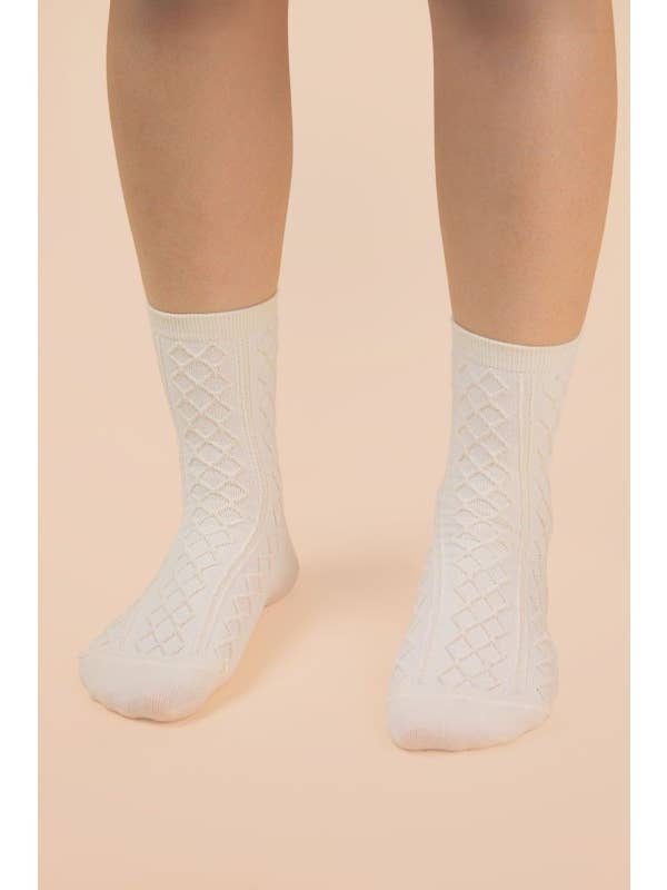 Solid Argyle Crew Socks and other Purchase Wholesale argyle sweater. Free Returns & Net 60 Terms on Faire trending on Faire.