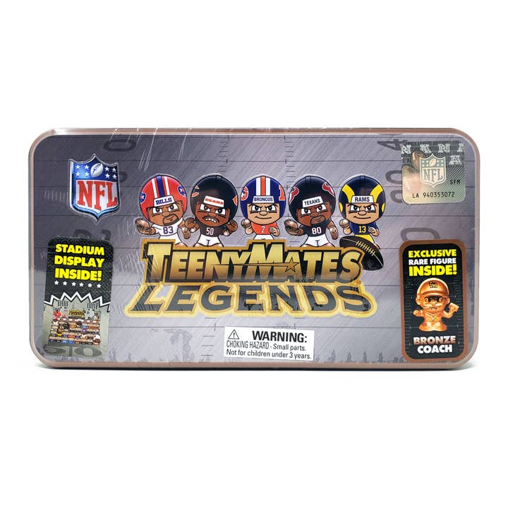 Party Animal, Inc. - Wholesale Sporting Game - Kids & Baby - TeenyMates Legends NFL Collector Tin 20253