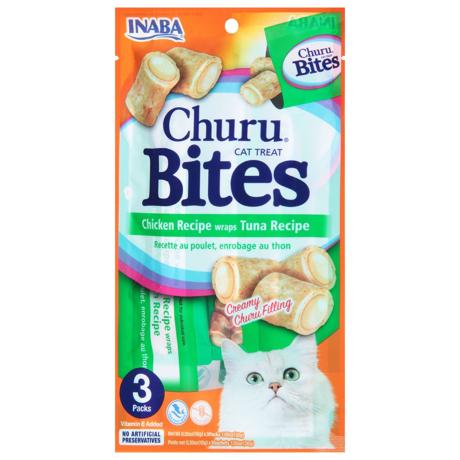 Everyday Supply Co - Wholesale Pet Treats - Cat - Inaba - Cat Treat Churu Chicken Tuna - Case Of 8-1.05 Oz0