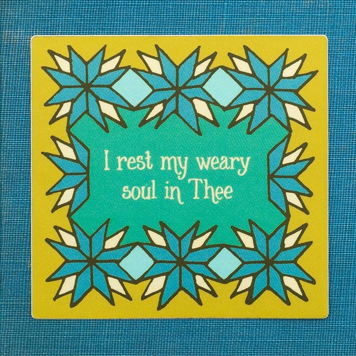 Eu Rest My Weary Soul Hino Sticker por atacado de Little Things Studio