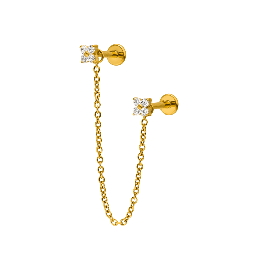 Schmuckgroßhandel - Wholesale Link & Chain Necklace - Chain for piercings & earrings1