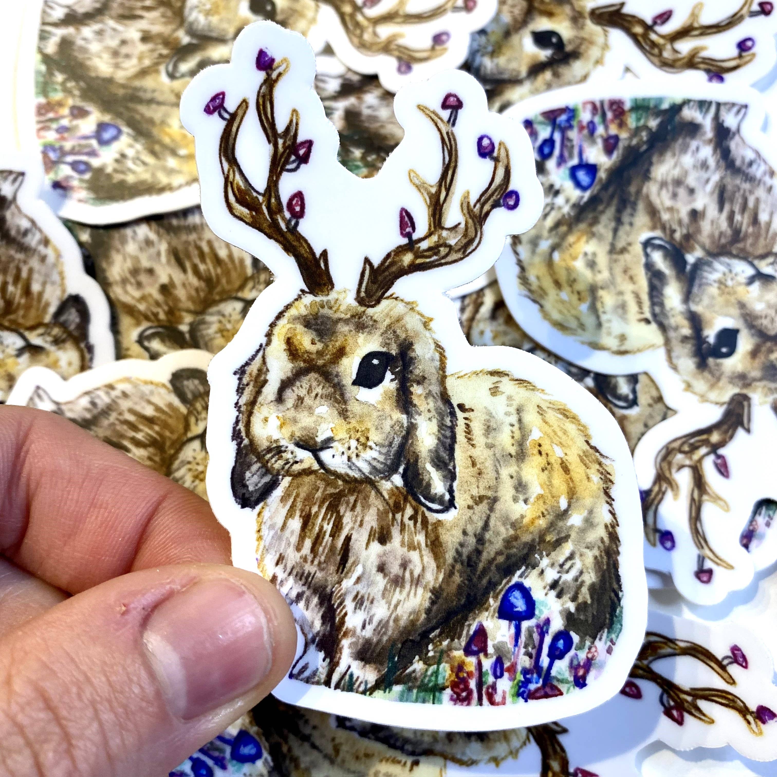 Aquabun - Vente Autocollant - Autocollant Jackalope2