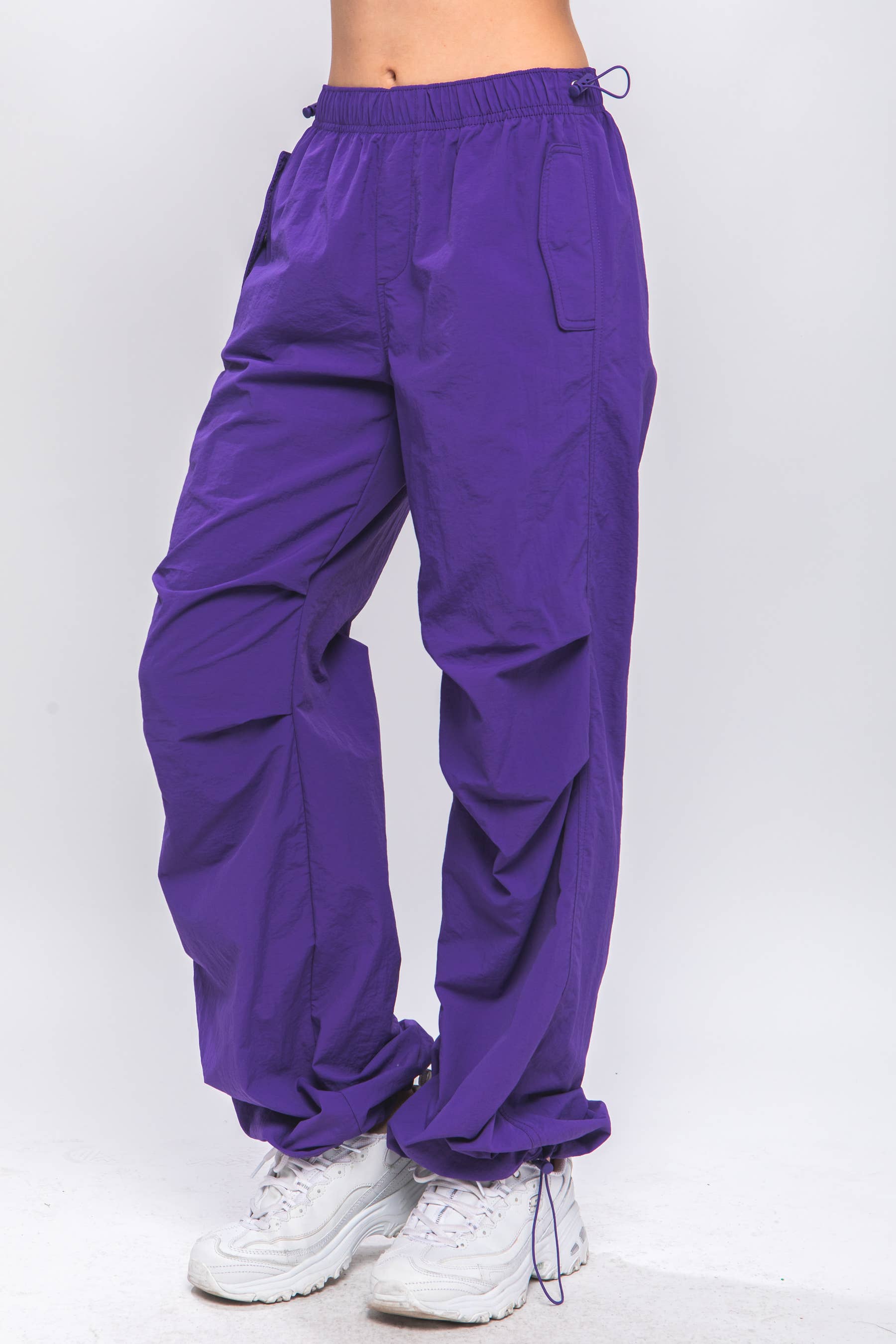 42POPS - Wholesale Pants - Women's - .SI-25472 Loose Fit Parachute Pants6