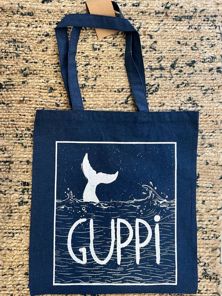 Recycled Downbound Tote for wholesale by Guppi