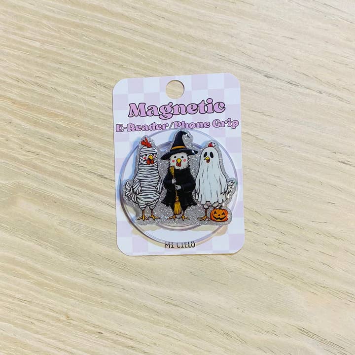 Soporte para Dispositivos con Pollos de Halloween - Magnético o Adhesivo para venta al por mayor de Kailex Boutique Wholesale