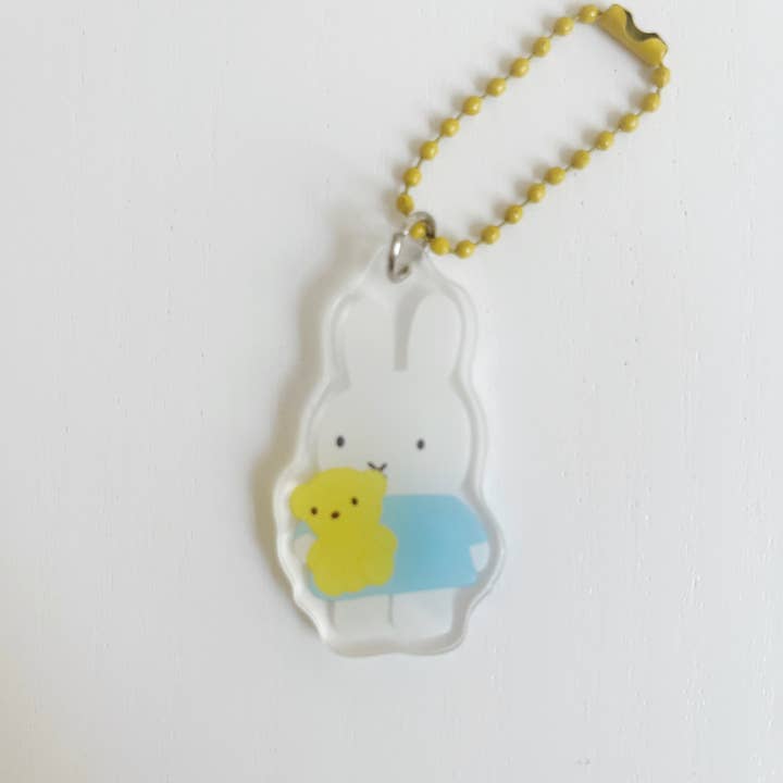 Bag + Journal Charm: Little Bunny With Bear for wholesale by The Paper + Craft Pantry