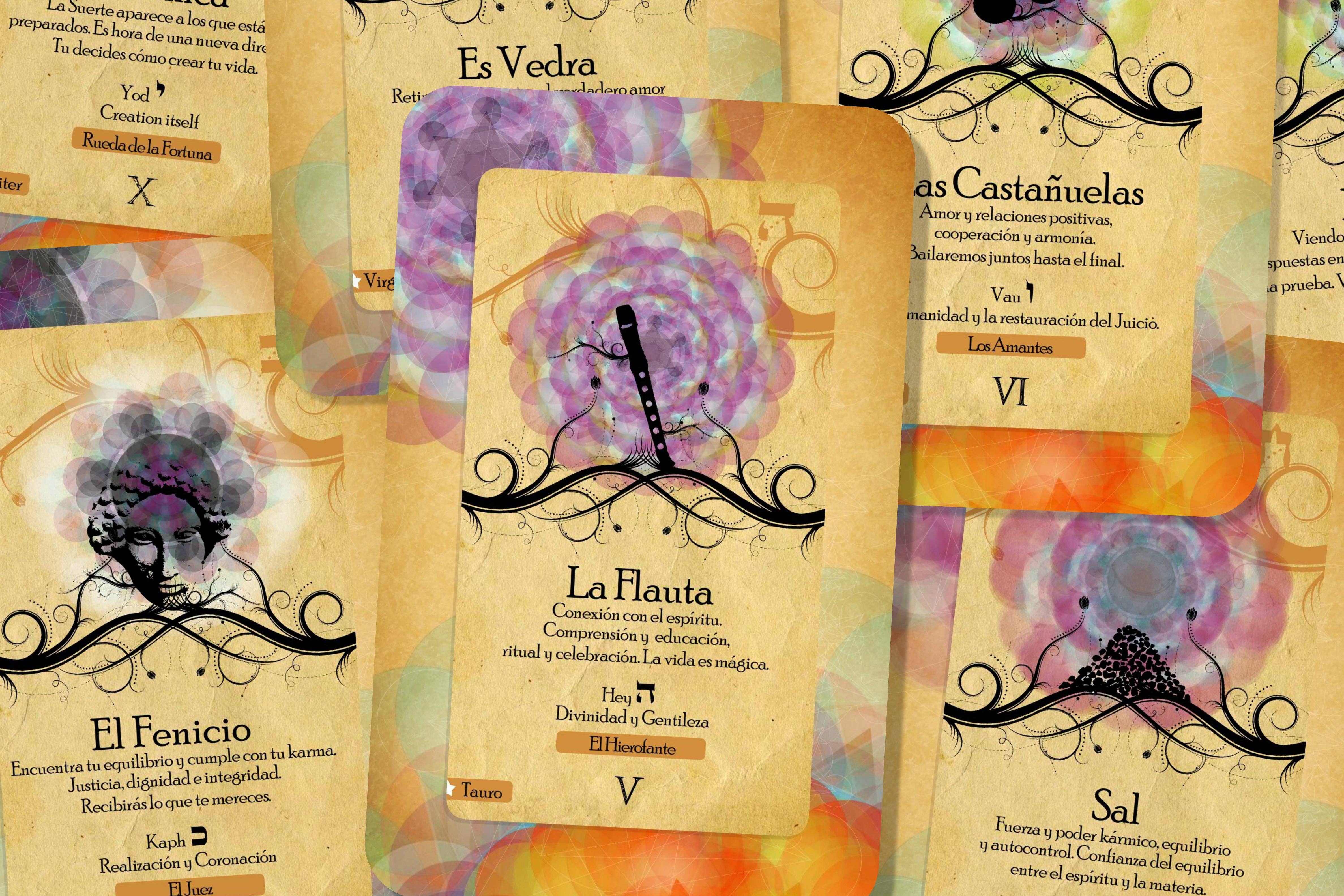 IBIZA TAROT – wholesale Tarot-kort – Ibiza Tarot - El Oráculo de Tanit - Arcanos Mayores (spanska)6