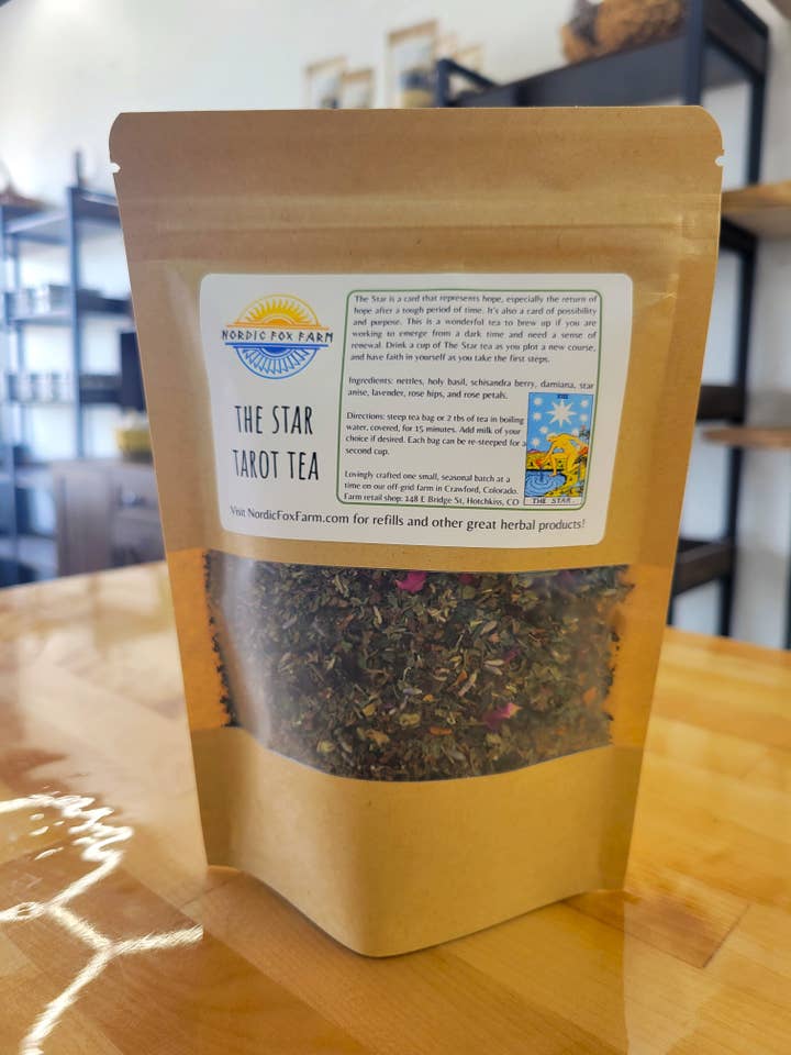Stjerne Tarot Te {for tilbagevenden af håb efter en svær tid} for engroshandel hos Nordic Fox Farm
