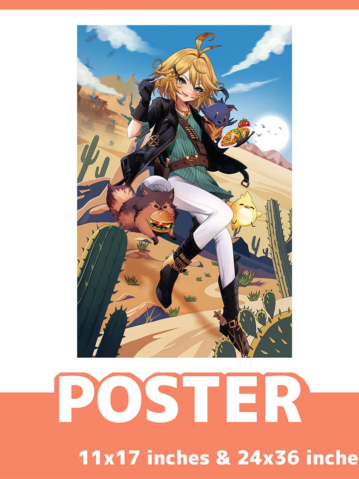 Dokibird x Noms Cafe Poster for wholesale by Noms