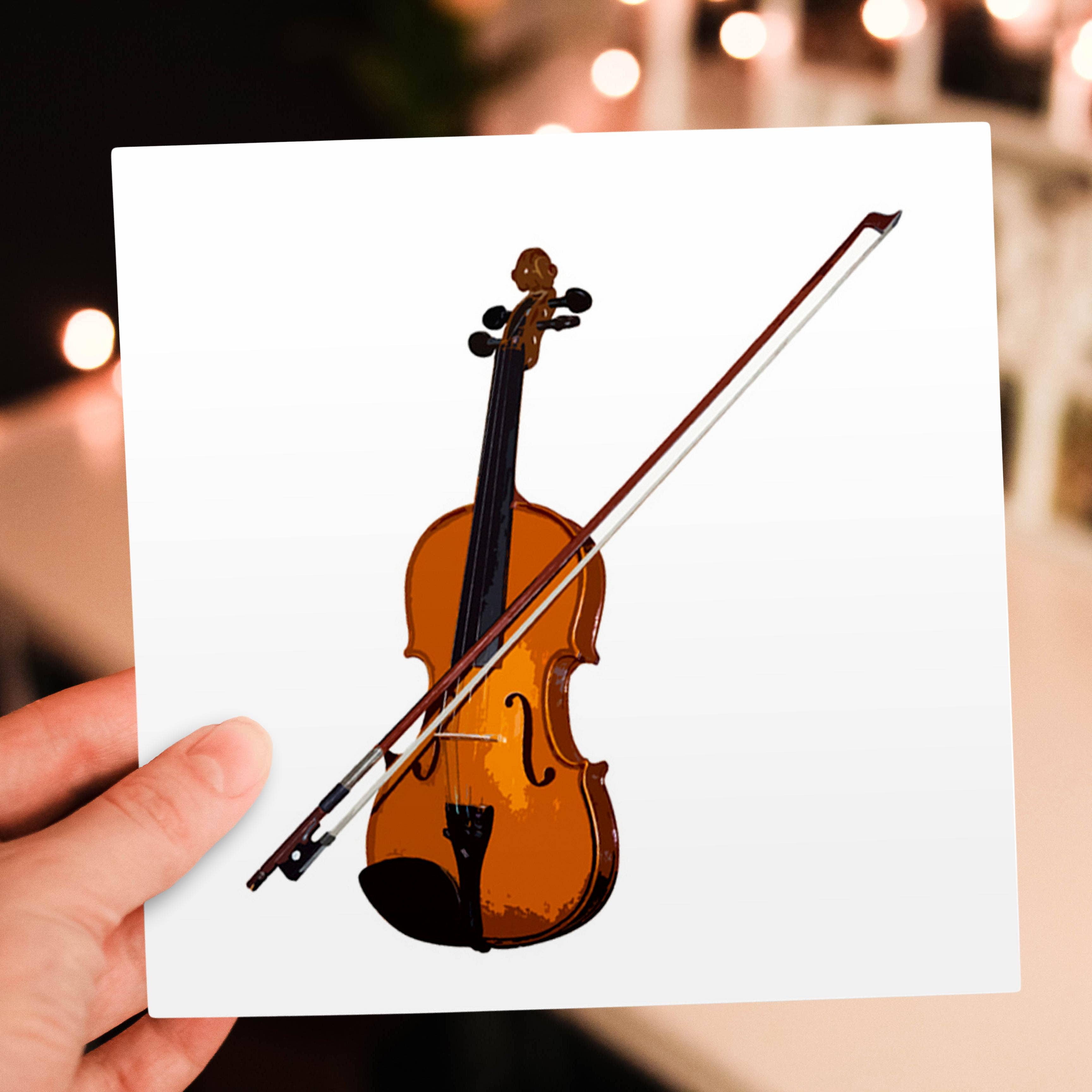 3dRose - Wholesale Everyday Greeting Card - 3dRose, Violin, Greeting Card5
