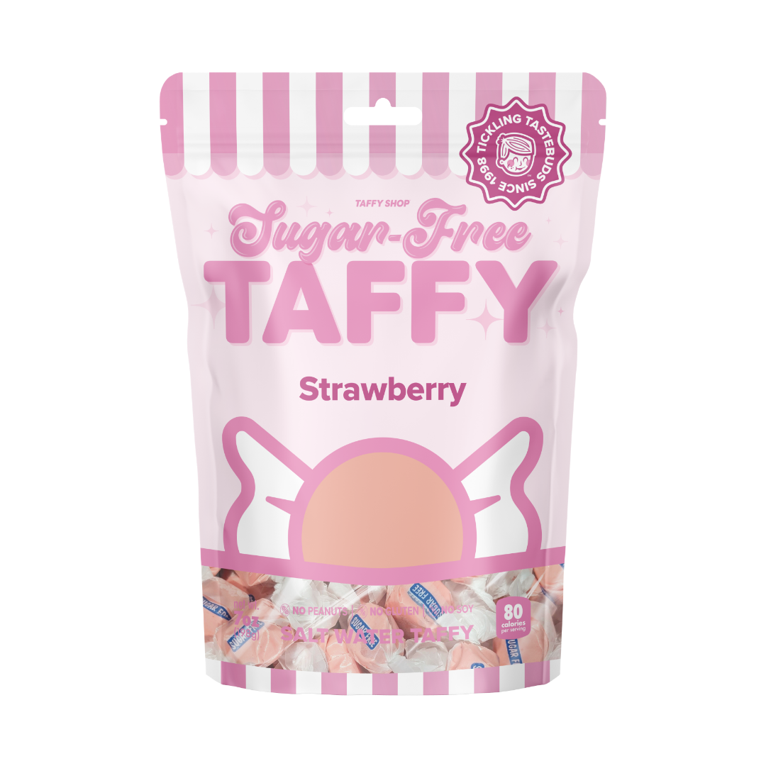Taffy Shop - Wholesale Taffy - SUGAR-FREE Fresh Strawberry™ Taffy0