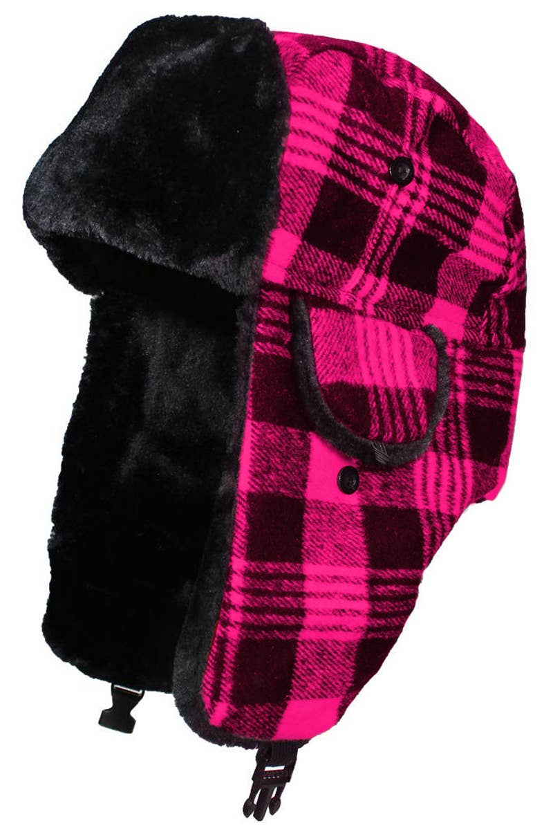 SURTIDO Gorro Glen Plaid con forro de piel térmica de venta al por mayor en Faire12