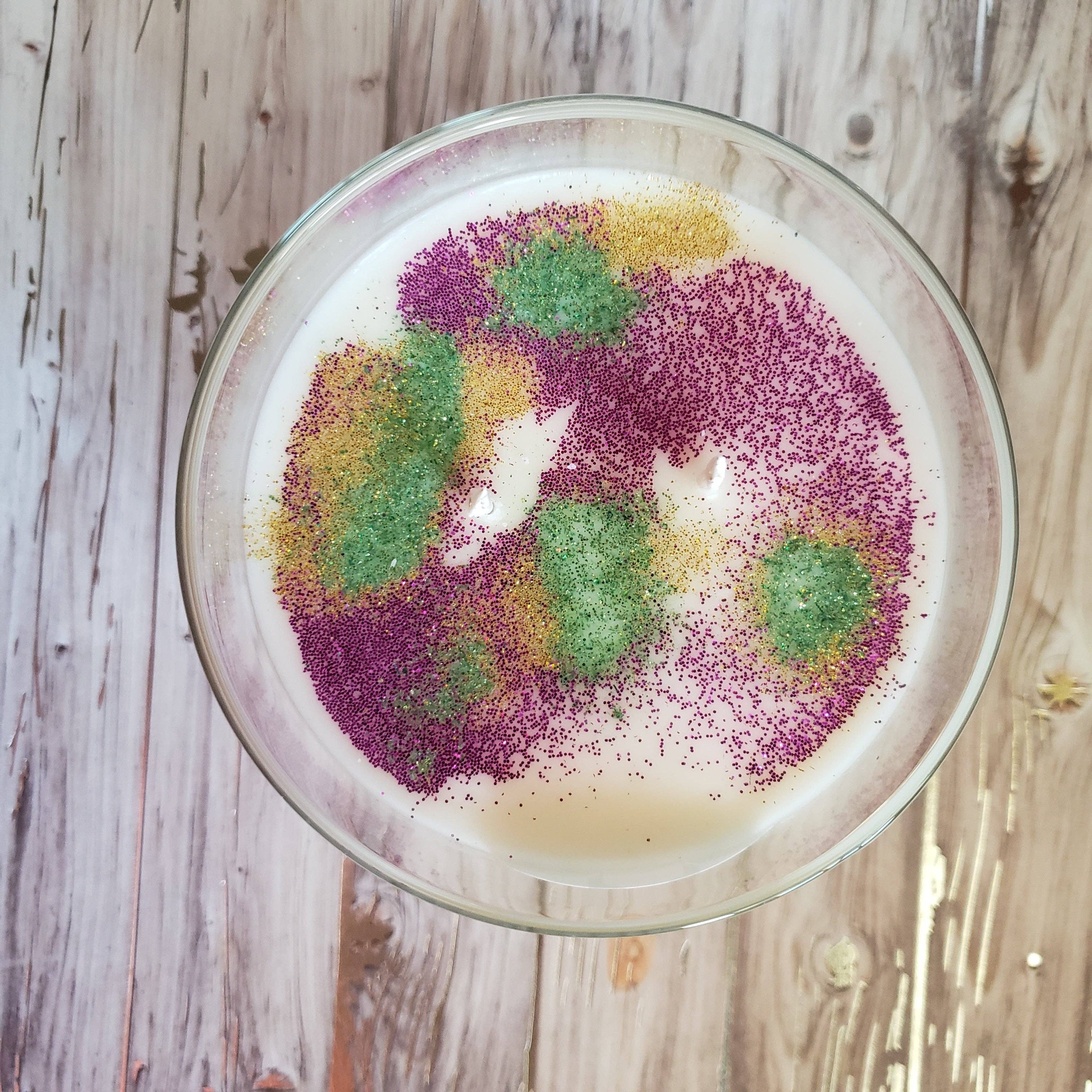 Positive Vibez Only, LLC - Wholesale Jar/Filled Candle - King Cake Scented Soy Candle2