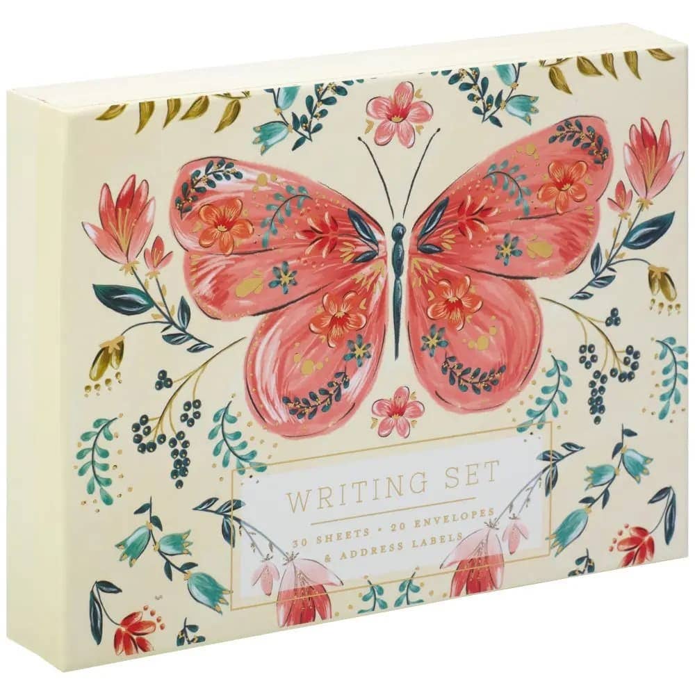 NIQUEA.D - Wholesale Stationery/Notecard Set - Peach Melba Writing Set0