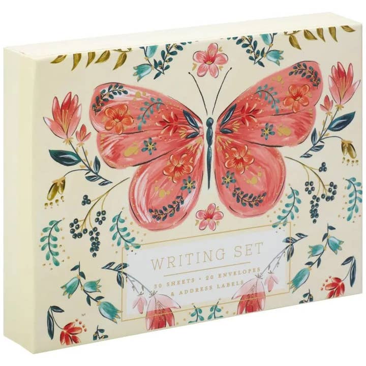 NIQUEA.D - Wholesale Stationery/Notecard Set - Peach Melba Writing Set