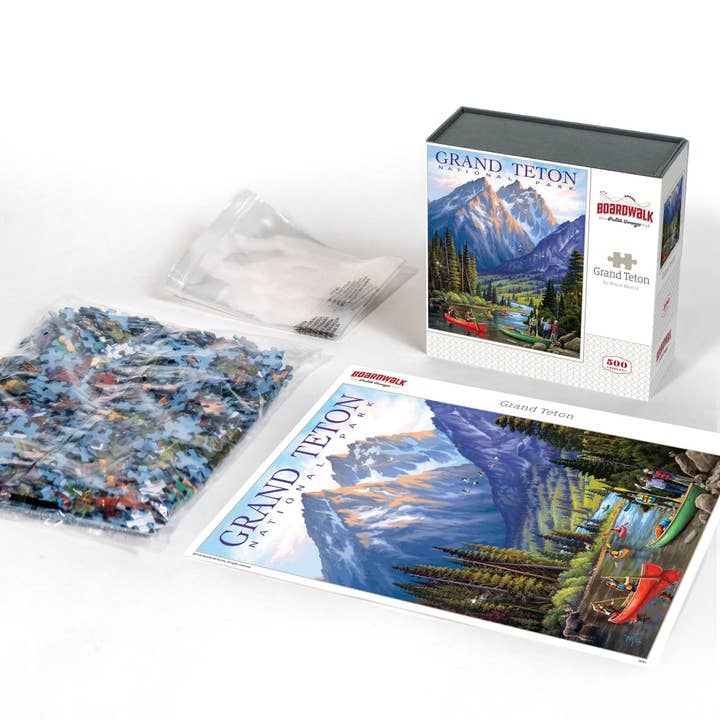 Boardwalk Puzzle Company - Wholesale Puzzle - Adult - Grand Teton National Park - 500 Piece2