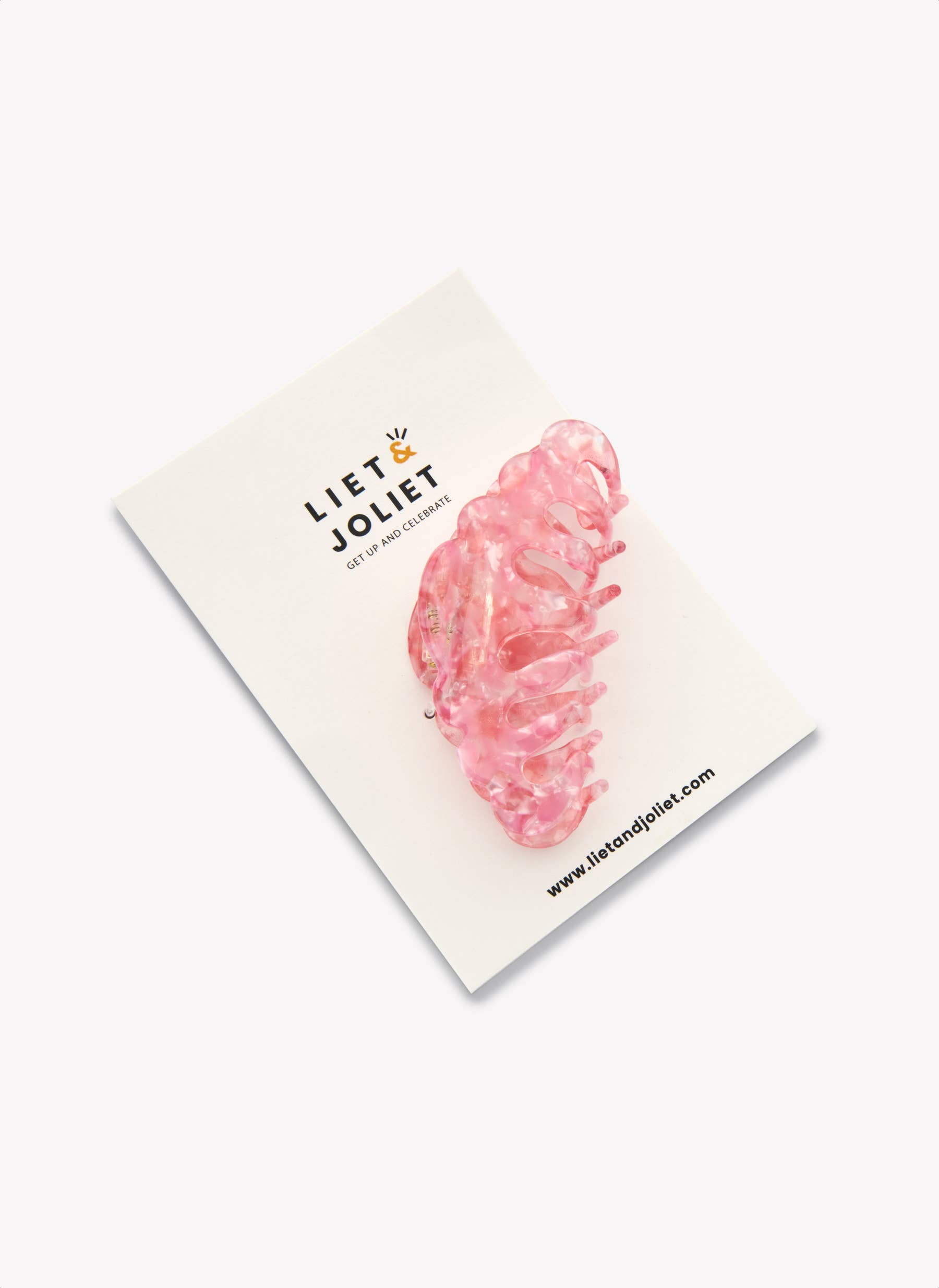 Liet&Joliet - Wholesale Hair Clip - Women's - Espen light pink hair clip (card)0