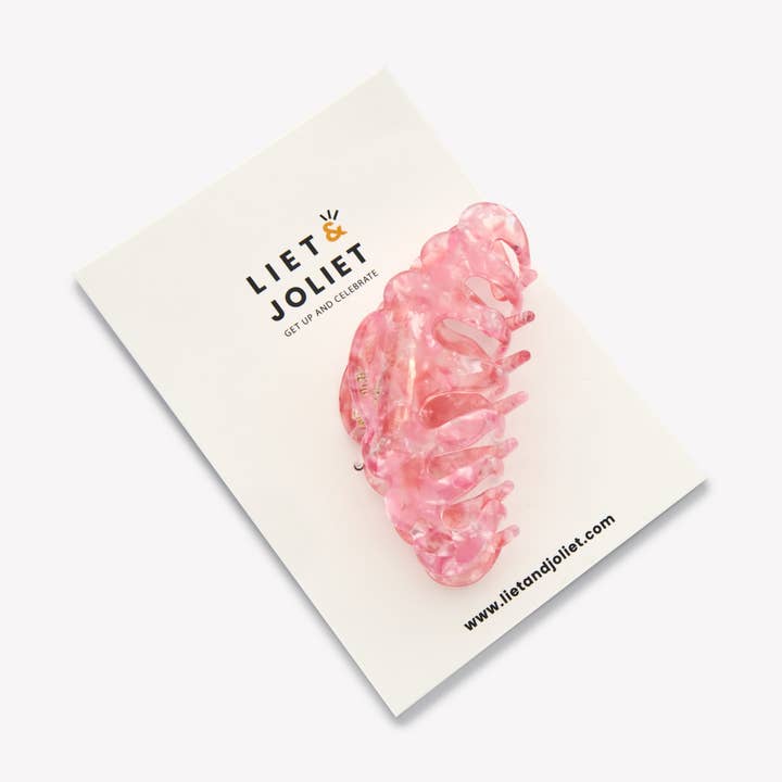 Liet&Joliet - Wholesale Hair Clip - Women's - Espen light pink hair clip (card)0