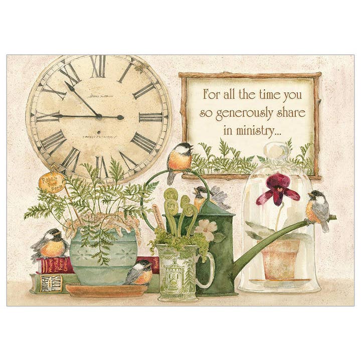 Time Appreciation - Faith Ministry Card for wholesale by Legacy