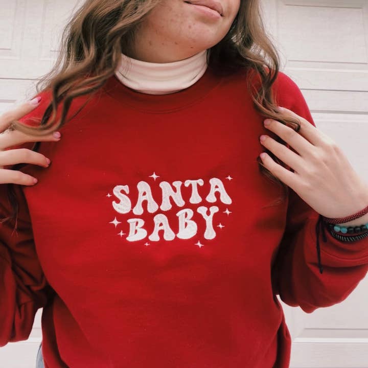 Santa Baby Broderet Herre for engroshandel hos SewGenesis