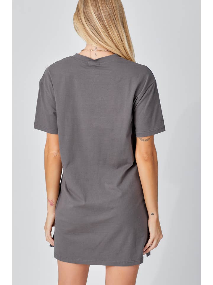 Baevely by Wellmade USA - Vendita all'ingrosso Vestito - Donna - ABITO T-SHIRT CON STAMPA GRAFICA JOLENE7