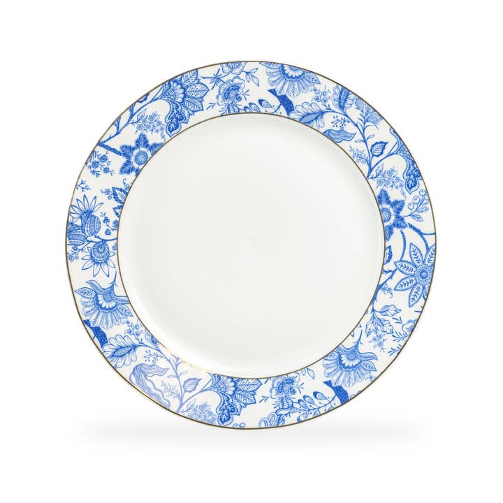 Grace Teaware - Wholesale Dinner Plate - Blue Blossom 10.75" Fine Porcelain Dinner Plate