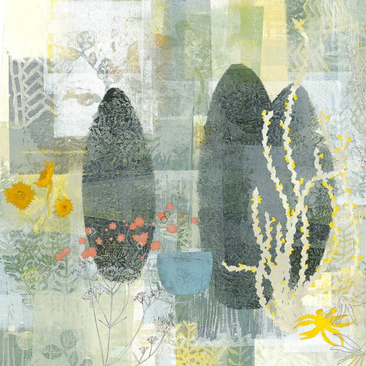 Cottage Garden Sissinghurst Card, Louise Pettifer... for wholesale by Louise Pettifer