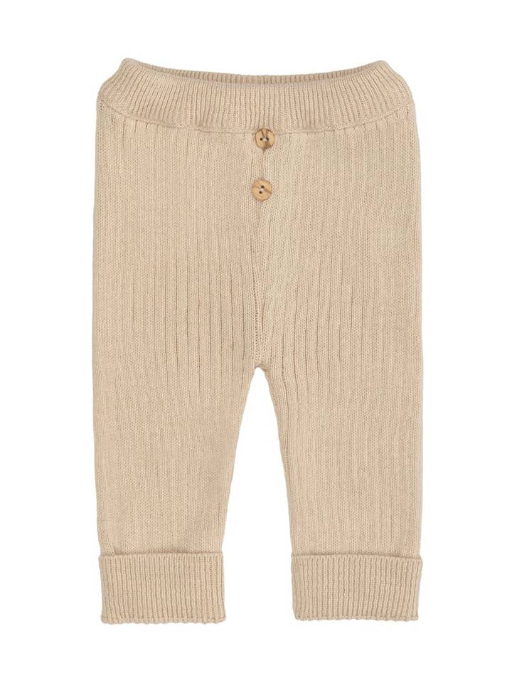 ORGANIC TRICOT PANTS DARK OAT for wholesale by North Baby