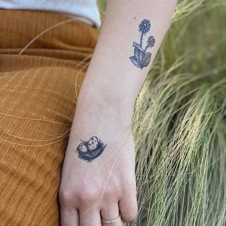 NatureTats - Vente Tatouages temporaires - Forêt Fourrage Tatouage
