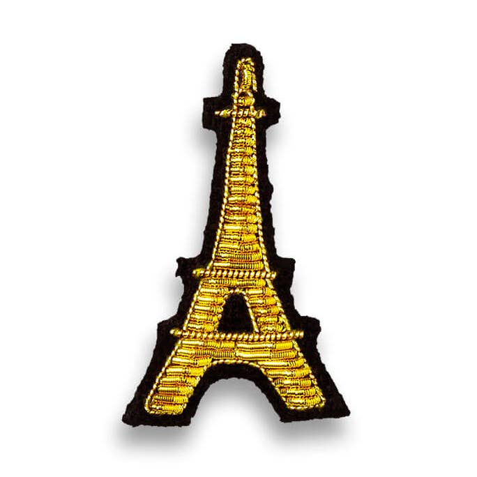 Håndbroderet broche - Eiffeltårnet for engroshandel hos Macon & Lesquoy