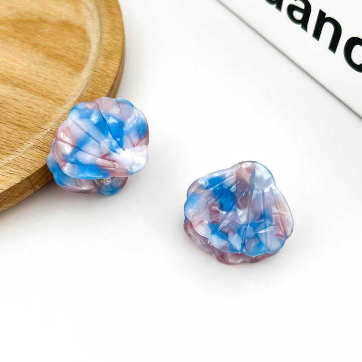 TheDivaSoap - Wholesale Hair Clip - Women's - Ocean Shell Mini Claw Clip, Beach-Inspired Hair Clip11
