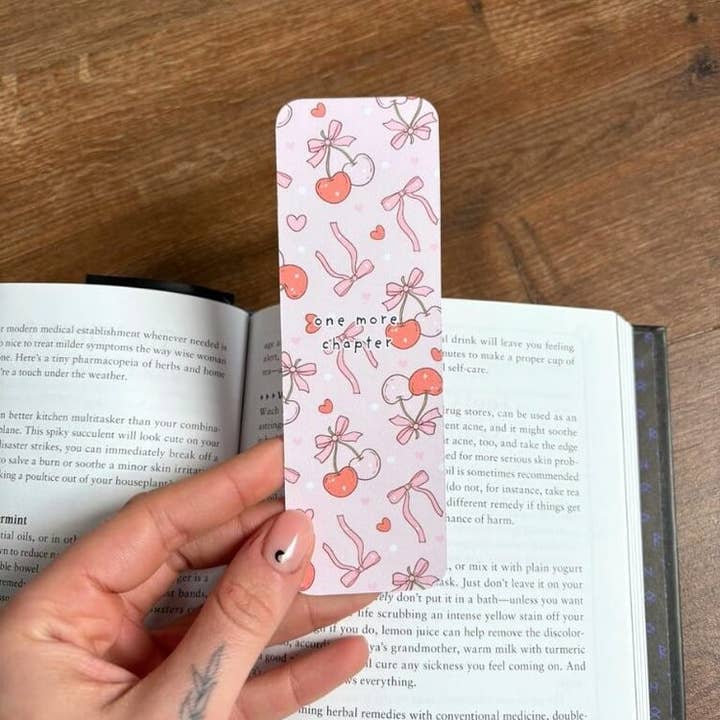 Wonky Paper Co - Wholesale Bookmark - One More Chapter Handmade Coquette Bookmark3