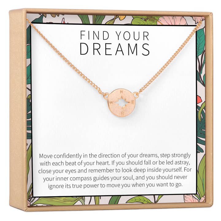 Dear Ava - Wholesale Pendant/Charm Necklace - Compass Pendant Necklace5