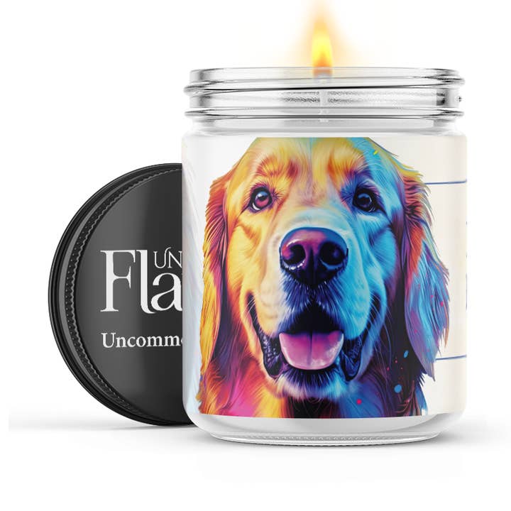 Golden Retriever-Kerze für den Großhandel von Uncommon Flame