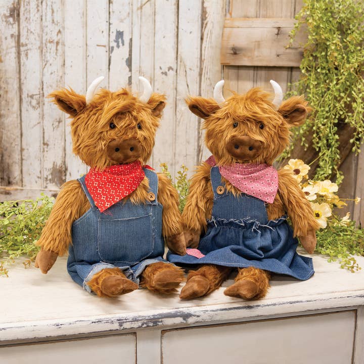 The Hearthside Collection - Wholesale Decorative Tabletop Object - Henry Highland Cow Doll