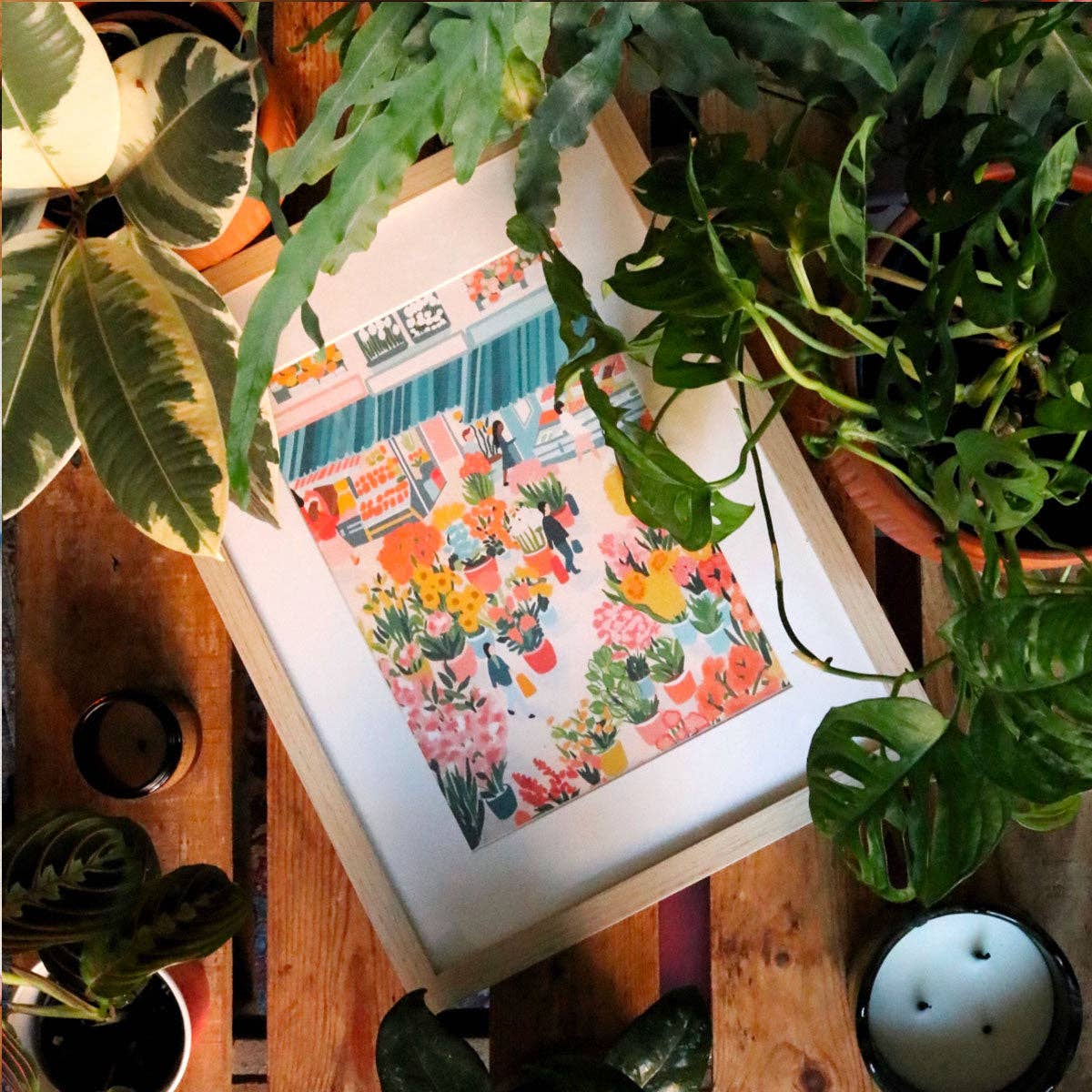 La Petite Épicerie - Wholesale Art Print - Paint by number kit - Flower Market4