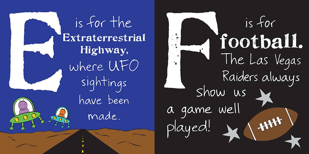 Sourcebooks - Wholesale Baby & Toddler Book (0-2) - ABCs of Nevada 3