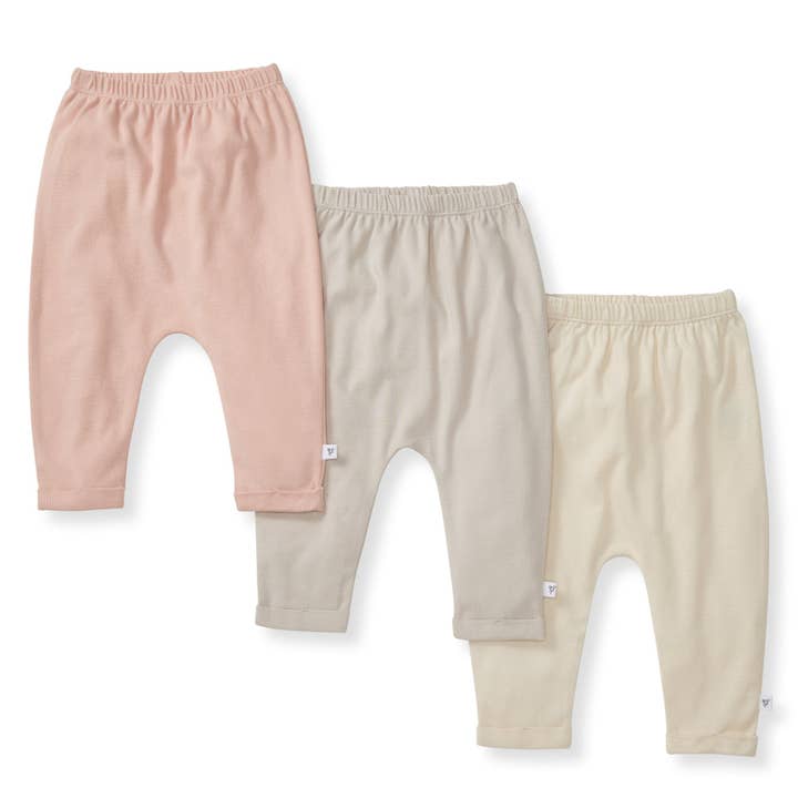Solid Organic Cotton Baby Pants 3 Pack - Pink Sand
for wholesale by Burt's Bees Baby