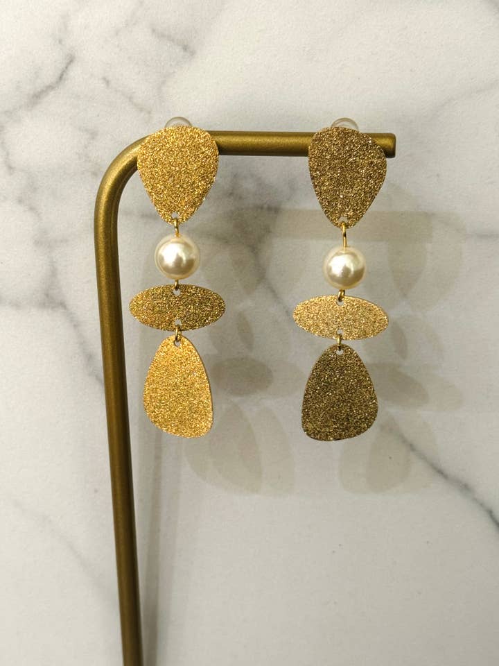 Glitterende Rotsen Oorbellen voor wholesale door Cassette Barcelona