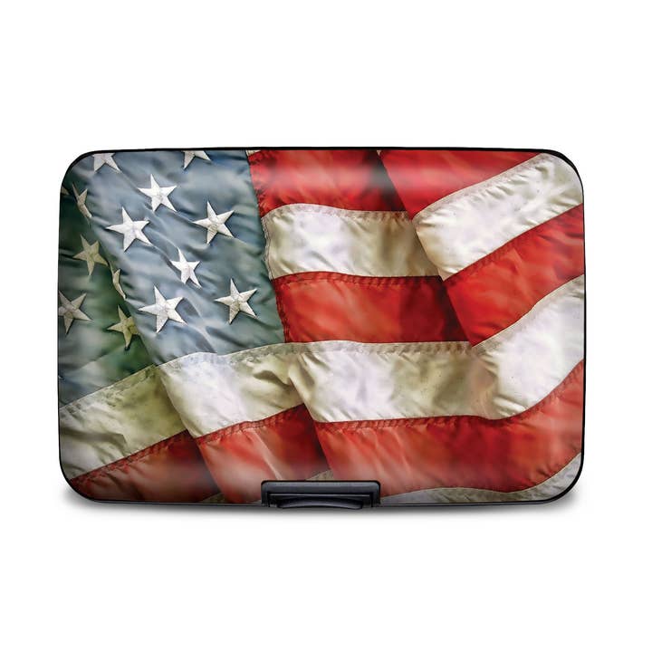 American Flag Armored Wallet for wholesale by Monarque