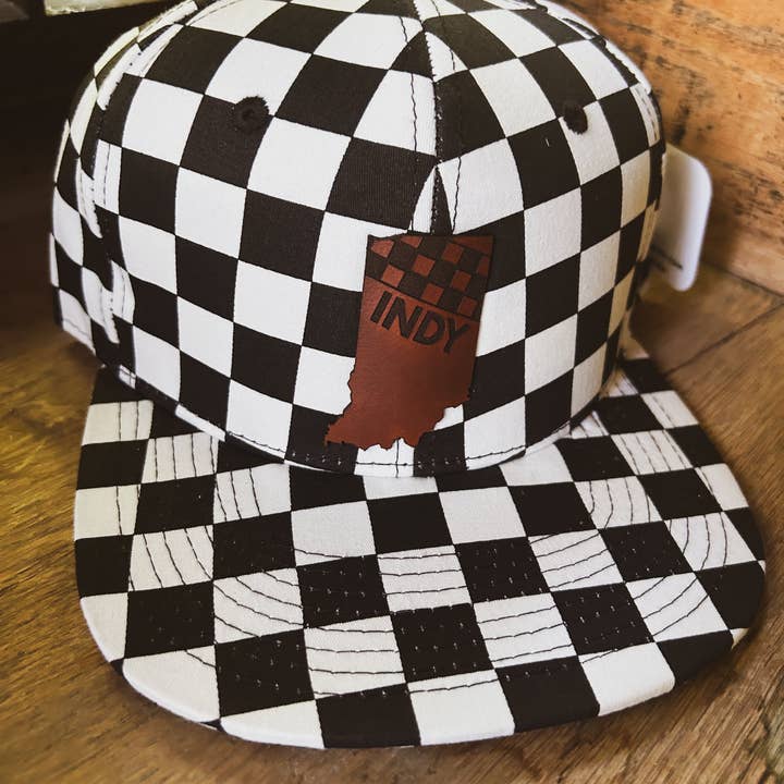 Left Grain - Wholesale Trucker Hat - Unisex - Indy Racing Flat Bill Trucker - Adult4