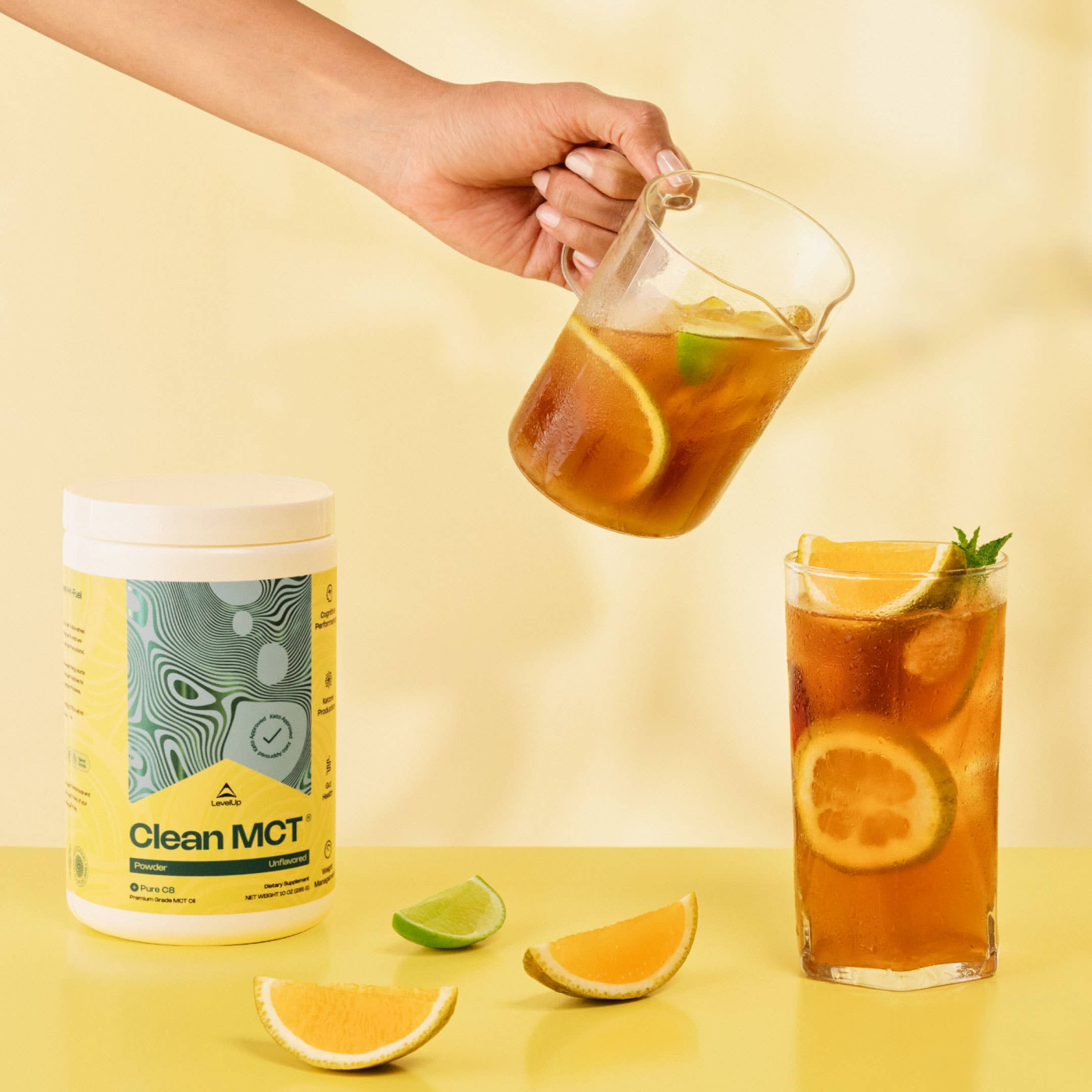 LevelUp - Vente Poudres protéinées/superaliments - Poudre d’huile Clean MCT® sans saveur 10 onces (283,5 g)3